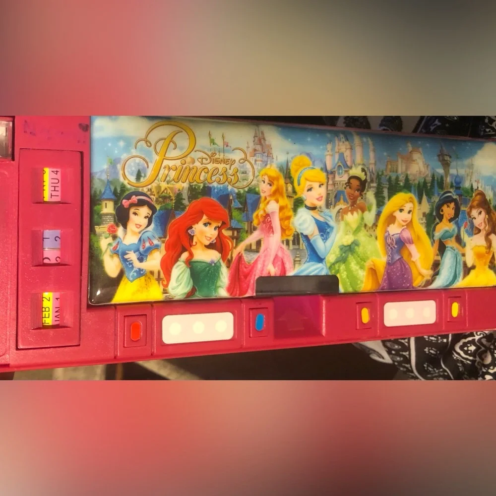 Disney Princess Pencil Case Pop Out Multifunction Sharpener Vintage